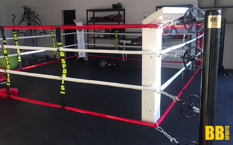 Installation rings de boxe BB Sports